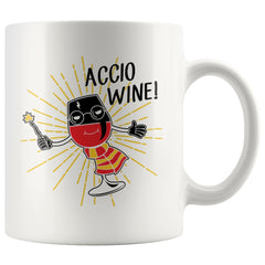 Funny Wine Mug Accio Wine 11oz White Coffee Mugs