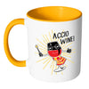 Funny Wine Mug Accio Wine White 11oz Accent Coffee Mugs