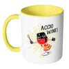 Funny Wine Mug Accio Wine White 11oz Accent Coffee Mugs