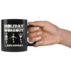 Funny Wine Mug Holiday Workout And Repeat 11oz Black Coffee Mugs