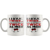Funny Wine Mug I Have Twins So I Drink Twice As Much 11oz White Coffee Mugs