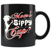 Funny Wine Mug Moms Sippy Cup 11oz Black Coffee Mugs