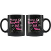 Funny Wine Mug Powered By Fairydust And Wine 11oz Black Coffee Mugs