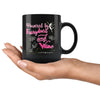 Funny Wine Mug Powered By Fairydust And Wine 11oz Black Coffee Mugs