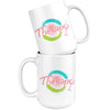 Funny Wine Mug Therapy 15oz White Coffee Mugs