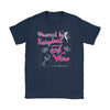 Funny Wine Shirt Powered By Fairy Dust Gildan Womens T-Shirt