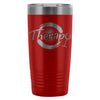 Funny Wine Therapy Insulated Coffee Travel Mug 20oz Stainless Steel Tumbler