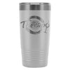 Funny Wine Therapy Insulated Coffee Travel Mug 20oz Stainless Steel Tumbler