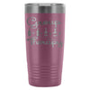 Funny Wine Travel Mug Group Therapy 20oz Stainless Steel Tumbler