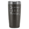 Funny Wine Travel Mug Group Therapy 20oz Stainless Steel Tumbler