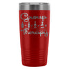 Funny Wine Travel Mug Group Therapy 20oz Stainless Steel Tumbler