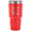 Funny Wine Travel Mug Group Therapy 30 oz Stainless Steel Tumbler