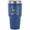 Funny Wine Travel Mug Just Hand Over The Bottle 30 oz Stainless Steel Tumbler