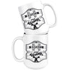 Funny Workout Mug Whiskey And Squats 15oz White Coffee Mugs