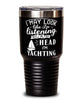 Funny Yacht Tumbler I May Look Like I'm Listening But In My Head I'm Yachting 30oz Stainless Steel Black