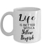 Funny Yellow Boxfish Mug Life Is Better With A Yellow Boxfish Coffee Cup 11oz 15oz White