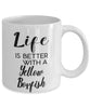 Funny Yellow Boxfish Mug Life Is Better With A Yellow Boxfish Coffee Cup 11oz 15oz White