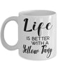 Funny Yellow Tang Fish Mug Life Is Better With A Yellow Tang Coffee Cup 11oz 15oz White