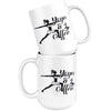 Funny Yoga Mug Yoga And Coffee 15oz White Coffee Mugs