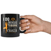 Funny Yoga Mug I Do Yoga To Burn Off The Crazy 11oz Black Coffee Mugs