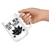 Funny Yoga Mug Real Men Do Yoga 15oz White Coffee Mugs