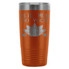 Funny Yoga Travel Mug Real Men Do Yoga 20oz Stainless Steel Tumbler