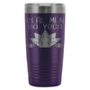 Funny Yoga Travel Mug Real Men Do Yoga 20oz Stainless Steel Tumbler