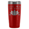 Funny Yoga Travel Mug Real Men Do Yoga 20oz Stainless Steel Tumbler