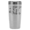 Funny Zombie Coffee Travel Mug Zombies Eat Local 20oz Stainless Steel Tumbler