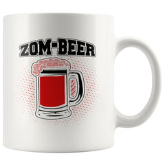 Funny Zombie Mug Zom-Beer 11oz White Coffee Mugs