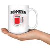 Funny Zombie Mug Zom-Beer 15oz White Coffee Mugs