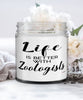 Funny Zoologist Candle Life Is Better With Zoologists 9oz Vanilla Scented Candles Soy Wax