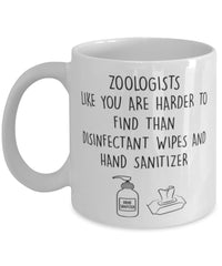 Funny Zoologist Mug Zoologists Like You Are Harder To Find Than Coffee Mug 11oz White