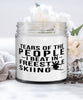 FunnyFreestyle Skier Candle Tears Of The People I Beat In Freestyle Skiing 9oz Vanilla Scented Candles Soy Wax