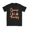 Funy Wine Bottles  Shirt Group Therapy Gildan Womens T-Shirt