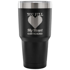 Gamer Insulated Coffee Travel Mug Fill My Heart 30 oz Stainless Steel Tumbler