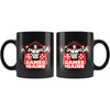 Gamer Weightlifting Mug Games And Gains 11oz Black Coffee Mugs