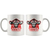 Gamer Weightlifting Mug Games And Gains 11oz White Coffee Mugs