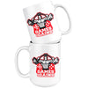 Gamer Weightlifting Mug Games And Gains 15oz White Coffee Mugs