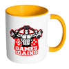 Gamer Weightlifting Mug Games And Gains White 11oz Accent Coffee Mugs