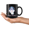 Ganesha Yoga Mug Positive Vibrations 11oz Black Coffee Mugs