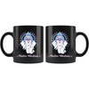 Ganesha Yoga Mug Positive Vibrations 11oz Black Coffee Mugs