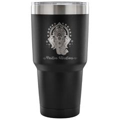 Ganesha Yoga Travel Mug Positive Vibrations 30 oz Stainless Steel Tumbler