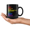 Gay Pride Mug Science is Real Black Lives Matter 11oz Black Coffee Cup