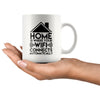 Geek Mug Home Is Where Your WiFi Connects Automatically 11oz White Coffee Mugs