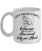 General Ledger Clerk Mug Never Underestimate A Woman Who Is Also A General Ledger Clerk Coffee Cup White