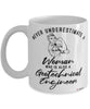 Geotechnical Engineer Mug Never Underestimate A Woman Who Is Also A Geotechnical Engineer Coffee Cup White