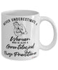 Gerontological Nurse Practitioner Mug Never Underestimate A Woman Who Is Also A GNP Coffee Cup White