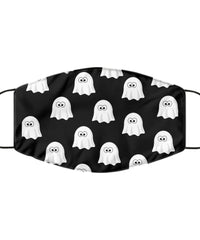 Ghosts Halloween Face Mask Washable And Reusable Ghost 100% Polyester Made In The USA
