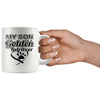 Golden Retriever Mug My Son Is A Golden Retriever 11oz White Coffee Mugs